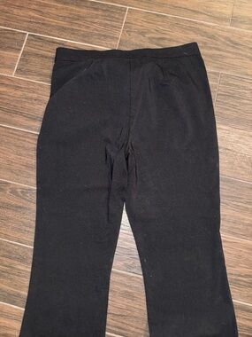 Charcoal Grey Stretch Ponte Knit Pants